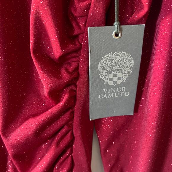 VINCE CAMUTO Shimmer Cutout Top Size Medium NWT - Picture 4 of 8